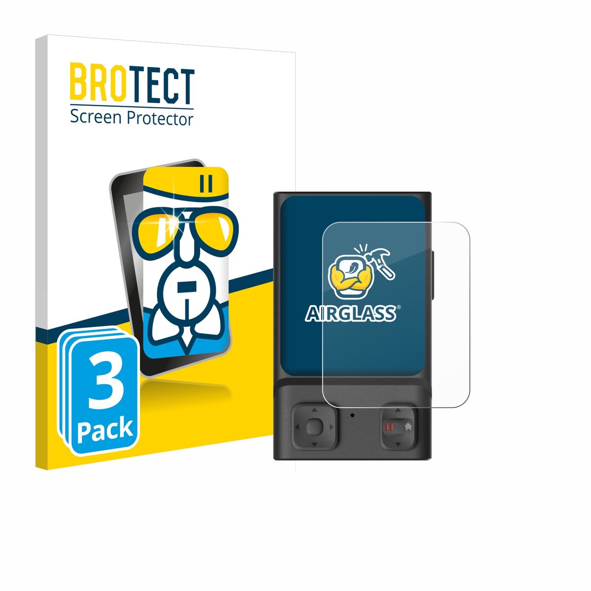Screenprotector 3 Stuks voor Hoverair Beacon Beschermglas transparant