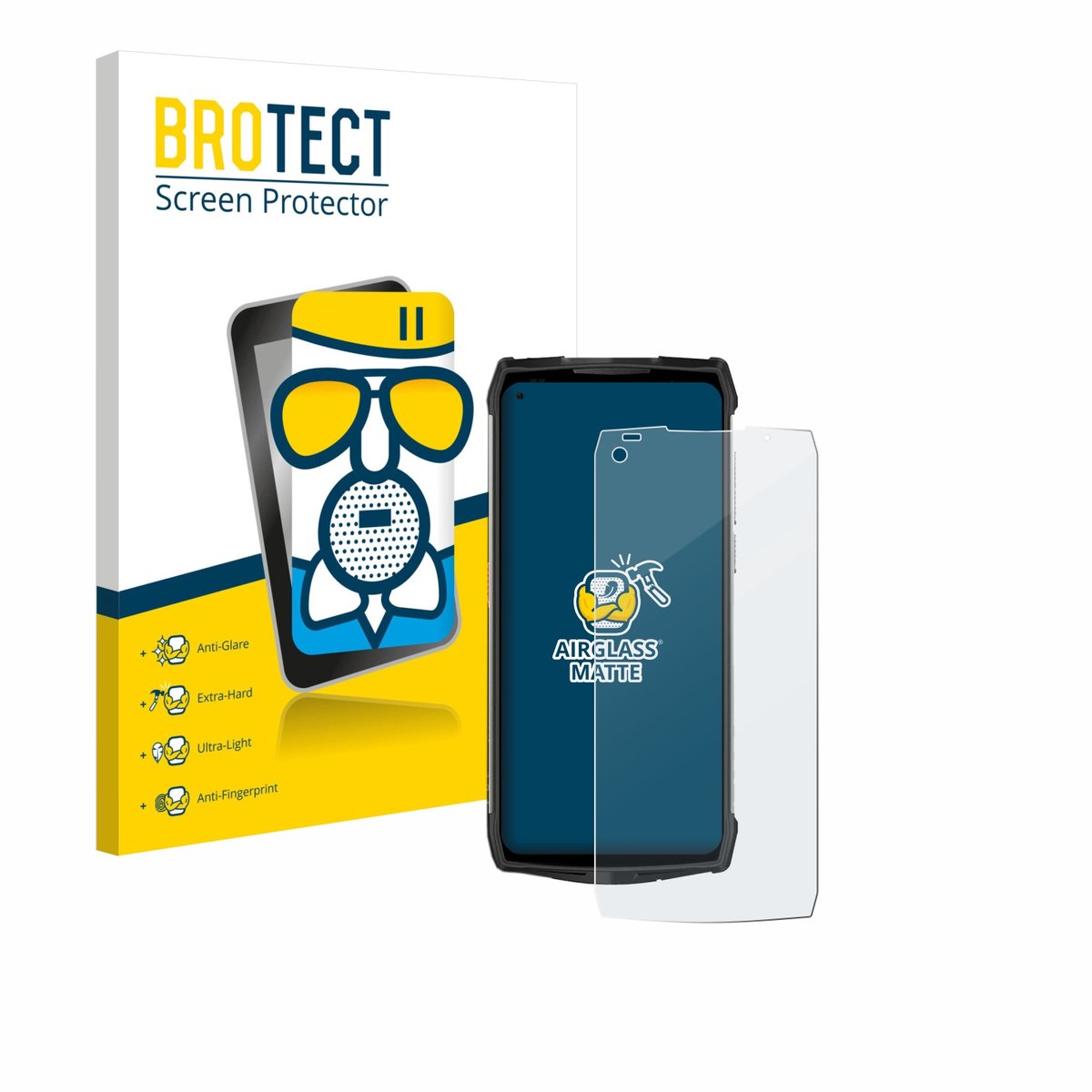 BROTECT - Screenprotector voor Ulefone Power Armor 13 - Folie Beschermfolie Beschermglas matte