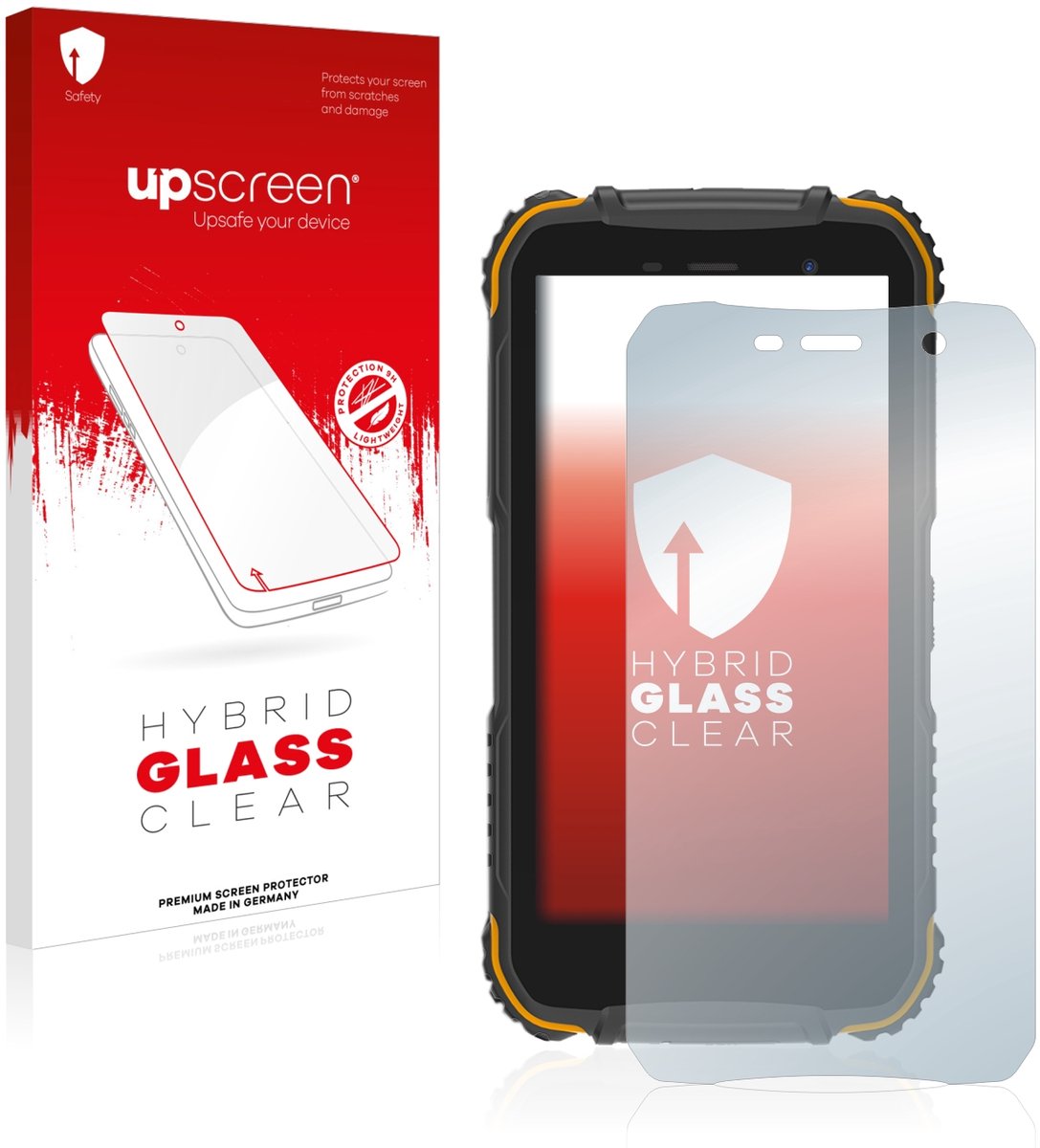 upscreen - Screenprotector voor Doogee S35 - Folie Beschermfolie Beschermglas transparant