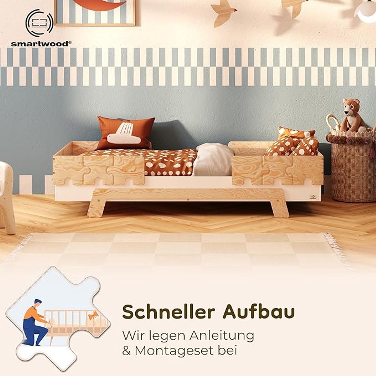 Gestoffeerd Opbergbed 180x200 cm met 360° LED & USB Type-C – Hydraulisch Tweepersoonsbed met Lattenbodem, Hoofdeinde met Opbergruimte – Grijs – Zonder Matras – Pauwhome