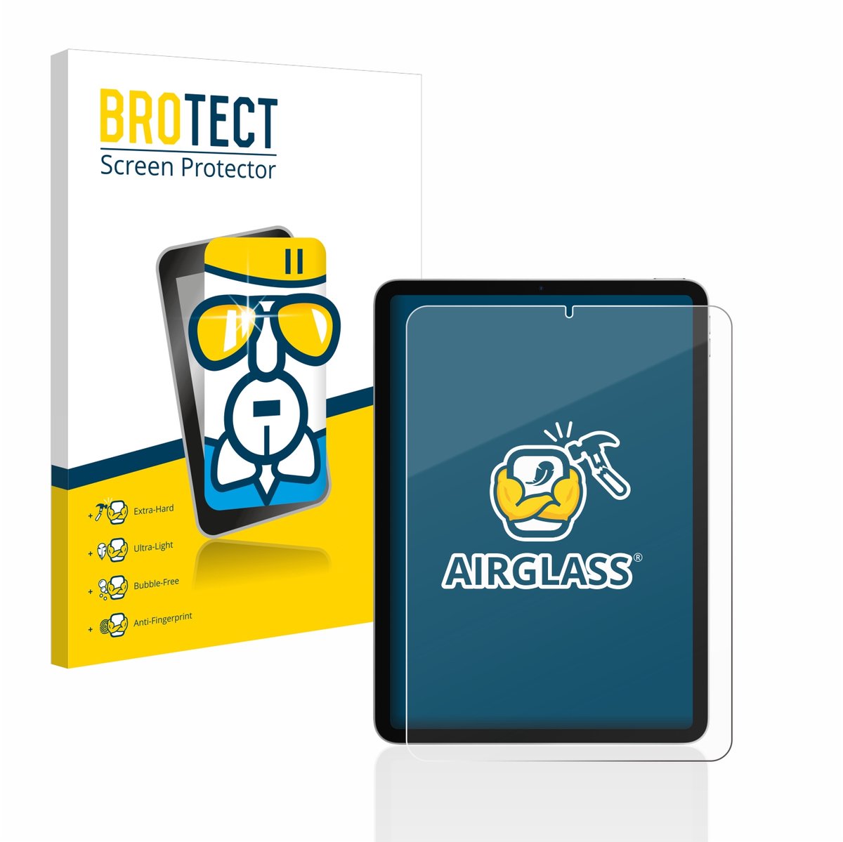 Screenprotector voor Apple iPad Air 4 WiFi / WiFi Cellular 2020 Beschermglas transparant
