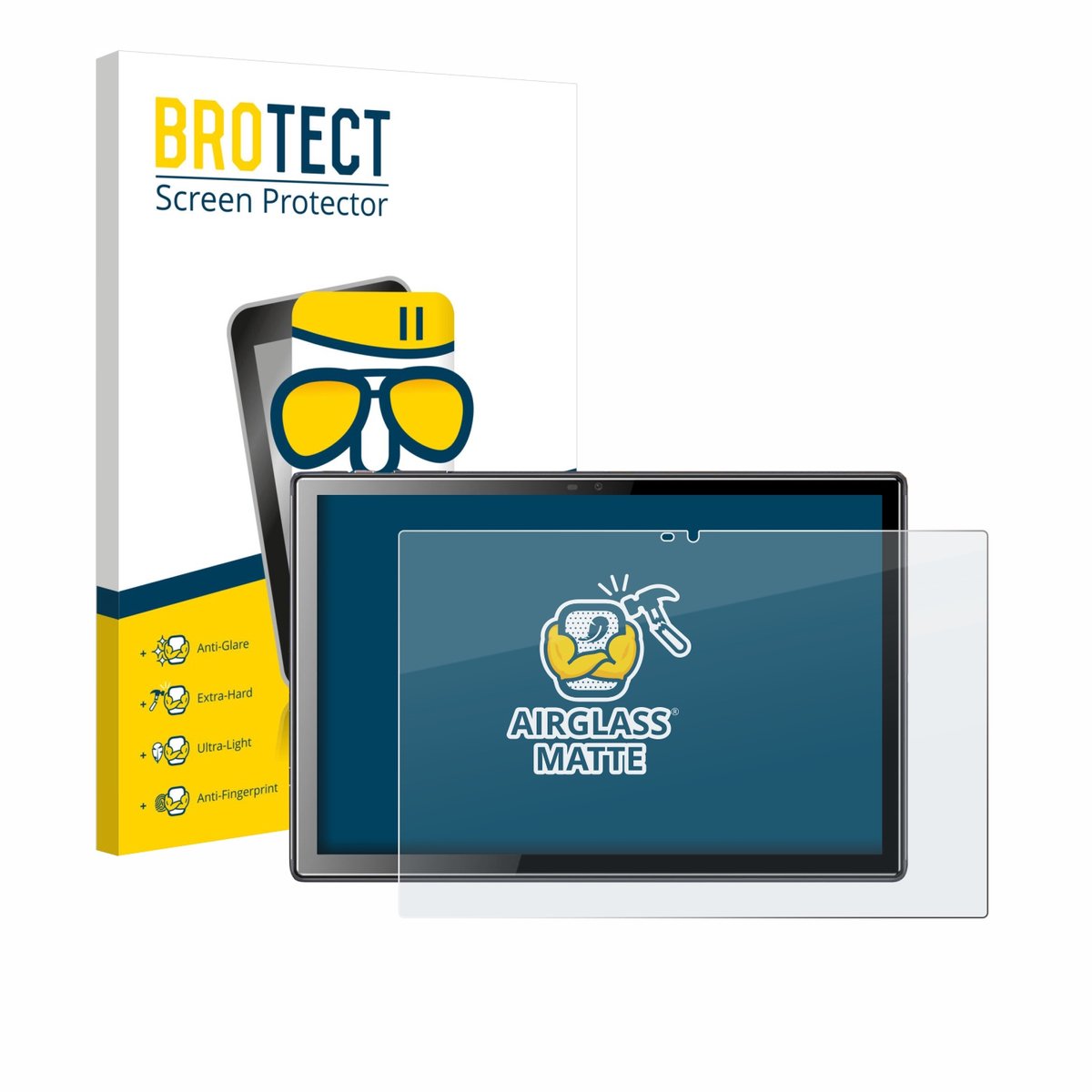 BROTECT - Screenprotector voor Tibuta A10 10.1" - Folie Beschermfolie Beschermglas matte