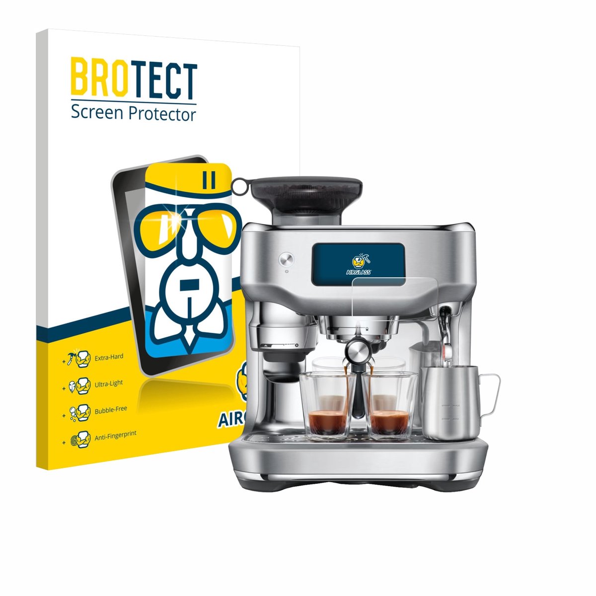 Screenprotector voor Sage the Oracle Dual Boiler Beschermglas transparant