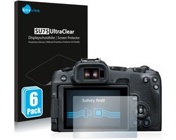 Savvies - Screenprotector voor Canon EOS R8 - Folie Beschermfolie transparant 6 Stuks