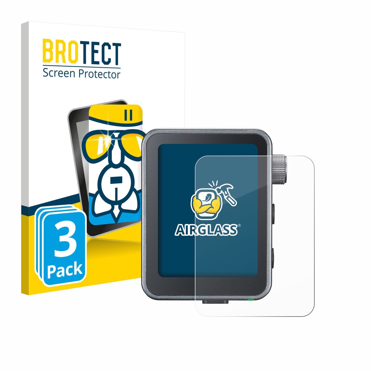Screenprotector 3 Stuks voor Godox X3 Pro Beschermglas transparant