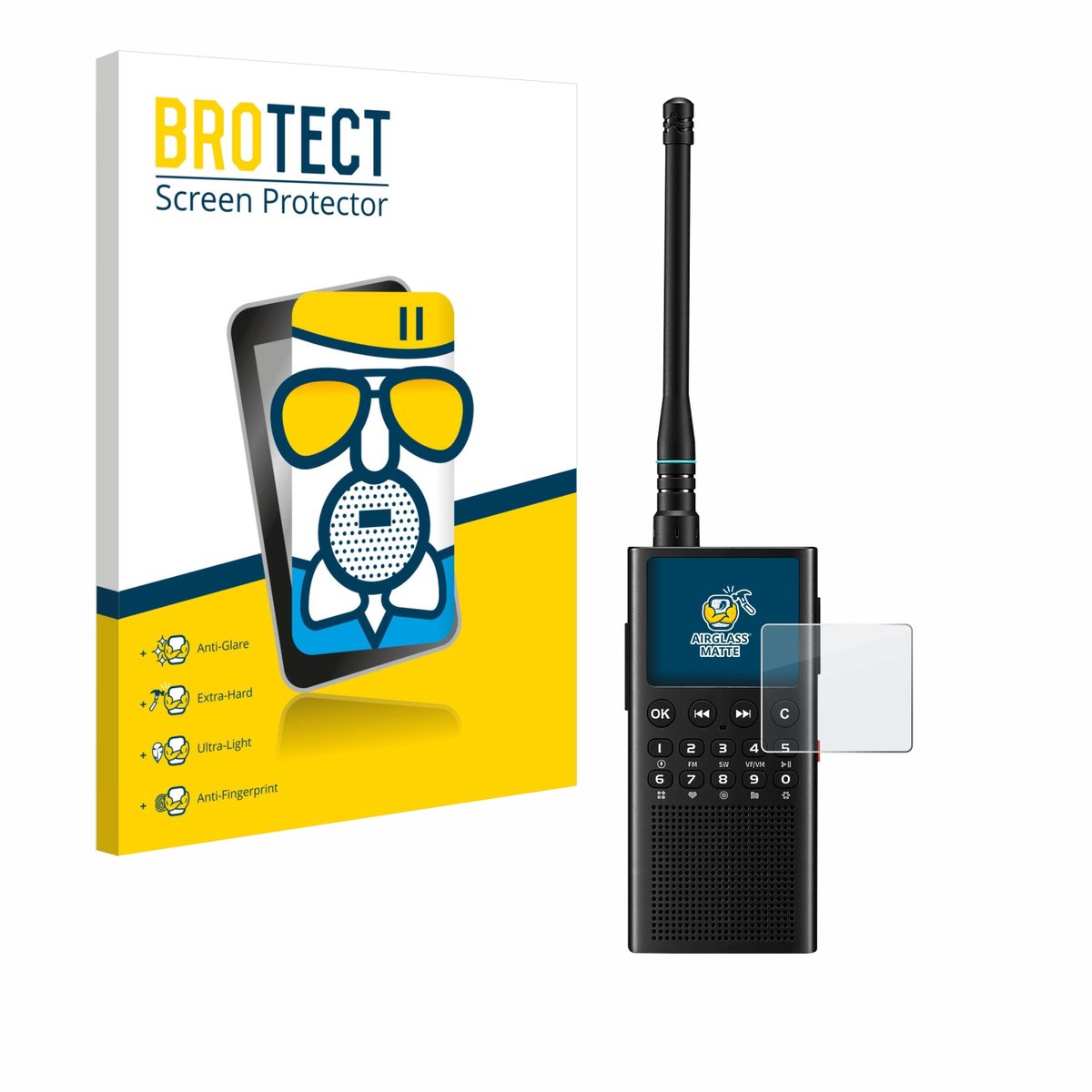BROTECT - Screenprotector voor Choyong WT2 - Folie Beschermfolie Beschermglas matte