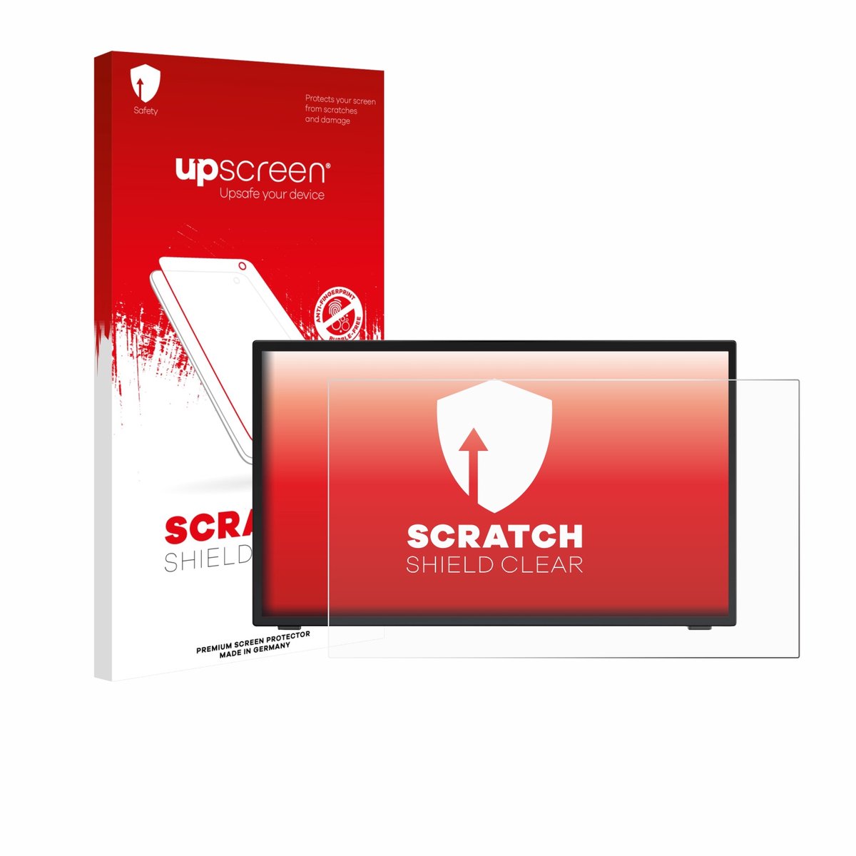 upscreen - Screenprotector voor Elo TouchSystems 2470L - Folie Beschermfolie transparant