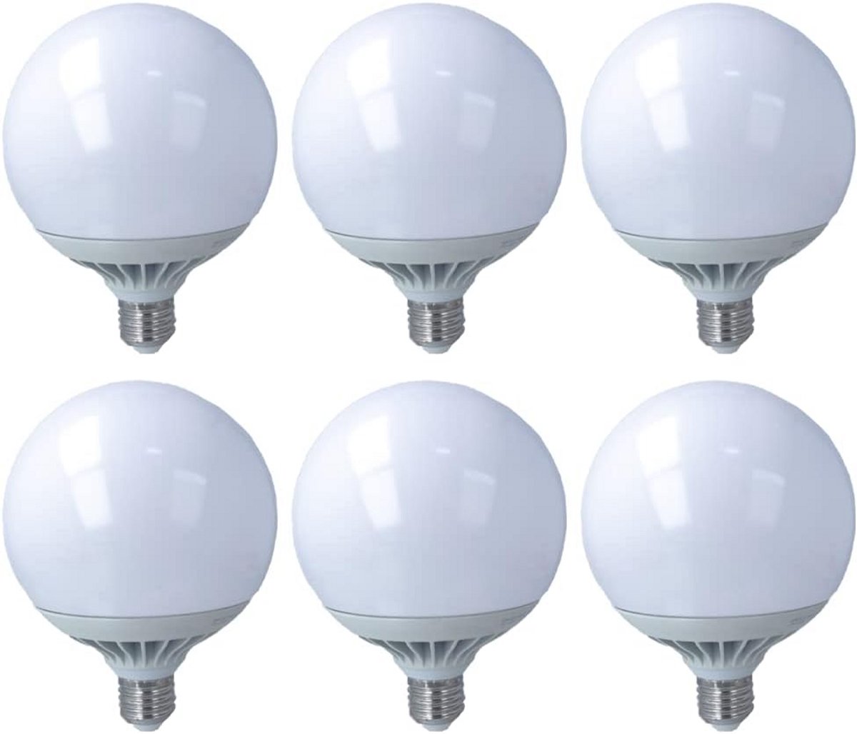 Grote LED Lamp E27 24W (192W Vervanger) 2500 Lumen 4200K Daglicht Grote Bol