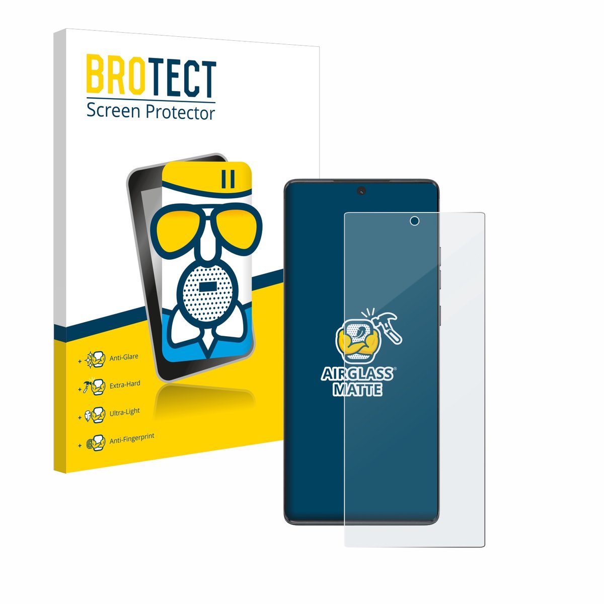 BROTECT - Screenprotector voor Motorola Moto G85 - Folie Beschermfolie Beschermglas matte