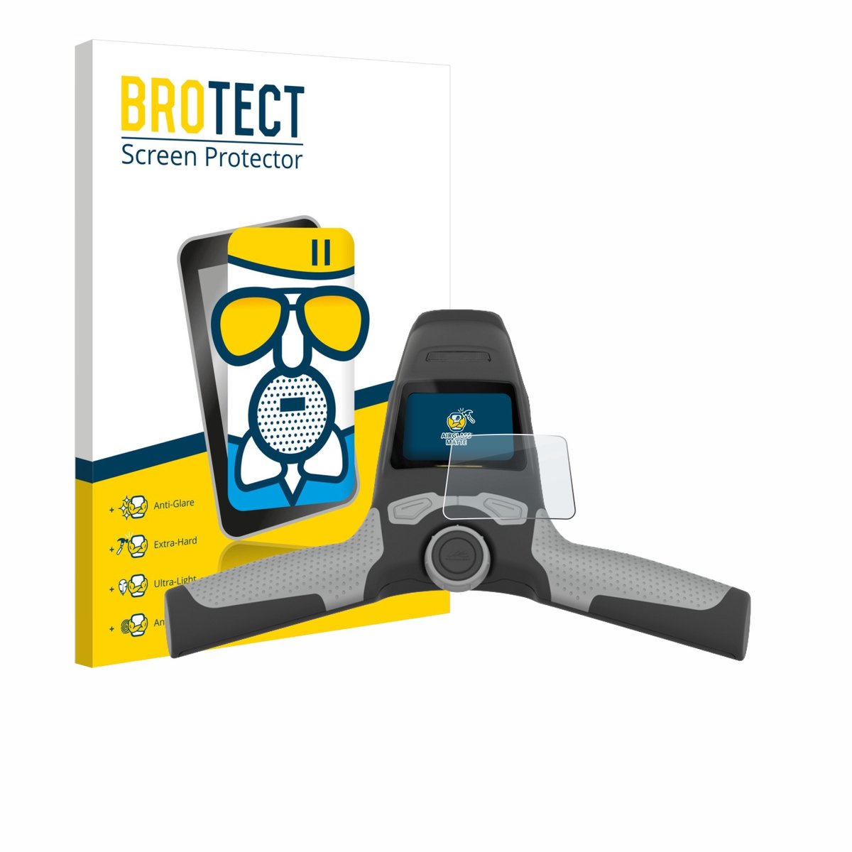 BROTECT - Screenprotector voor PowaKaddy FW5s - Folie Beschermfolie Beschermglas matte