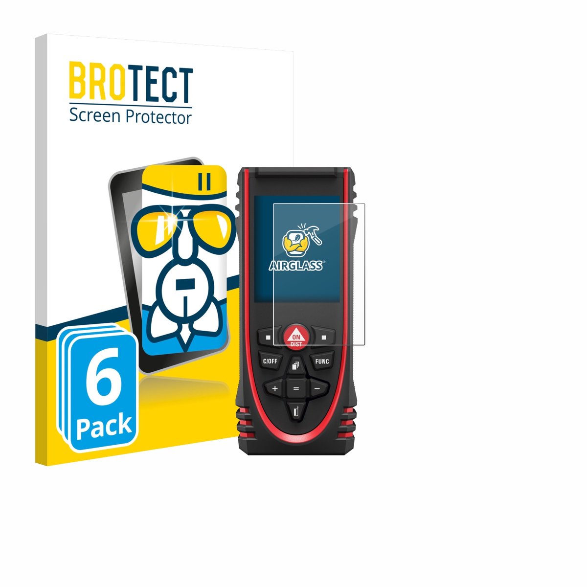 Screenprotector 6 Stuks voor Leica DISTO X3 Beschermglas transparant