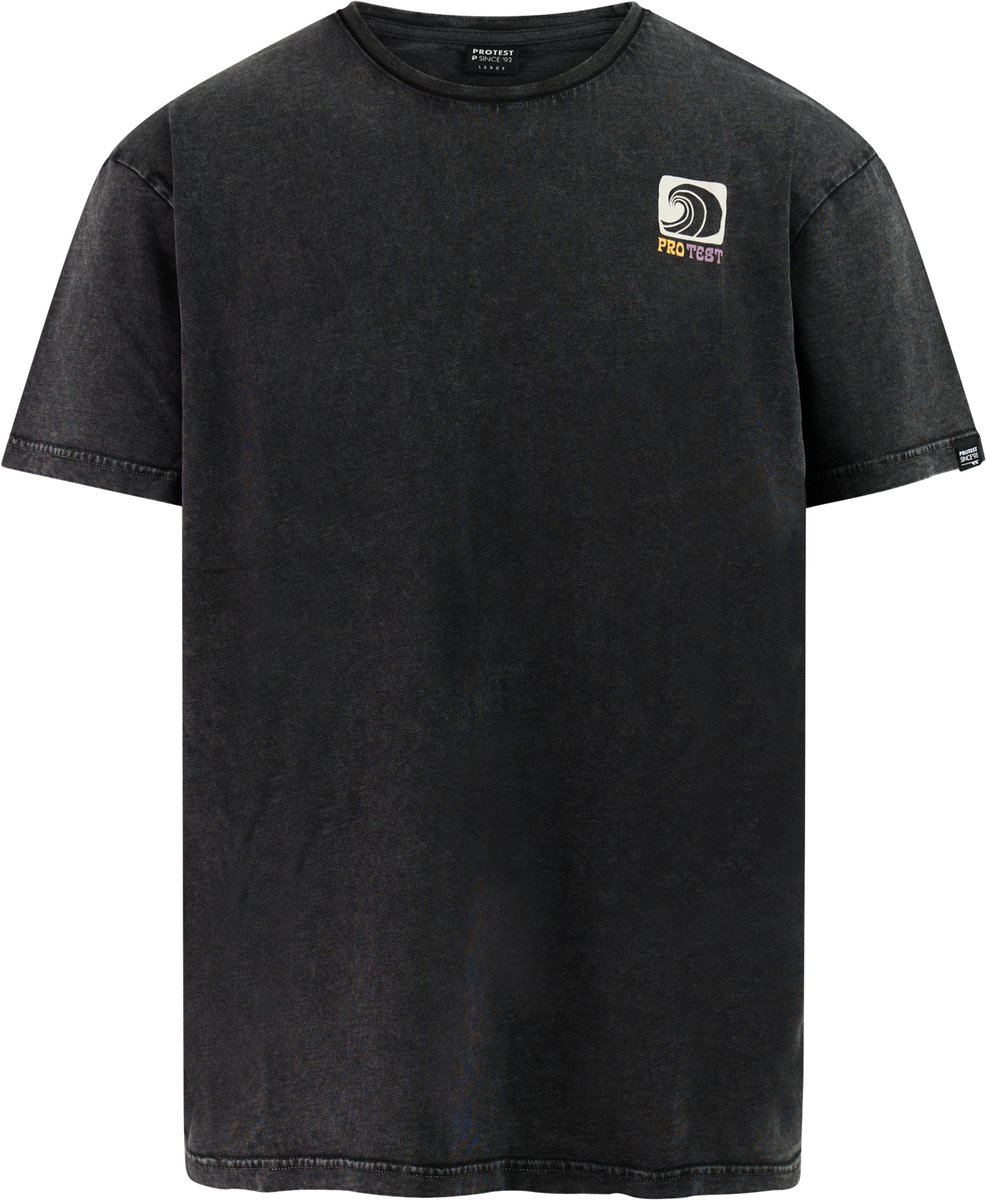 Protest PRTHanley T-shirt Heren Loose fit Zwart