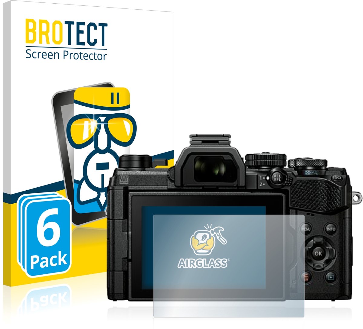Screenprotector 6 Stuks voor Olympus OM System OM-5 Beschermglas transparant