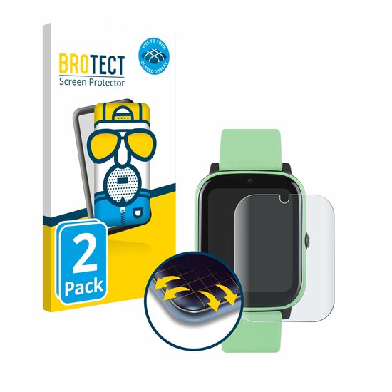 BROTECT - Screenprotector voor One2Track Connect NEXT - Folie Beschermfolie matte volledig dekking 2 Stuks