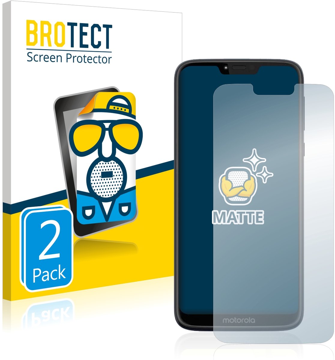 BROTECT - Screenprotector voor Motorola Moto G7 Power - Folie Beschermfolie matte 2 Stuks
