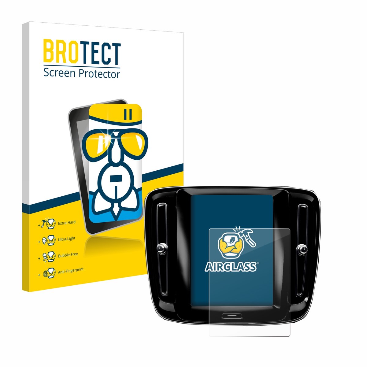 Screenprotector voor Volvo XC40 Sensus Connect 8.7" 2018-2020 Beschermglas transparant