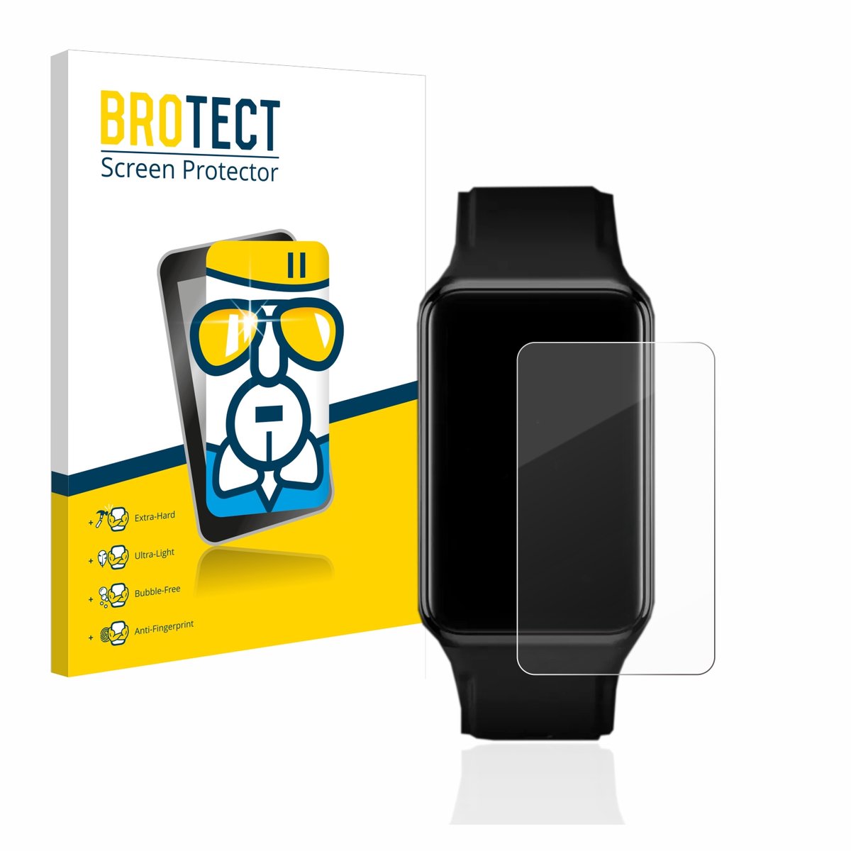 Screenprotector voor Oppo Watch Free Beschermglas transparant