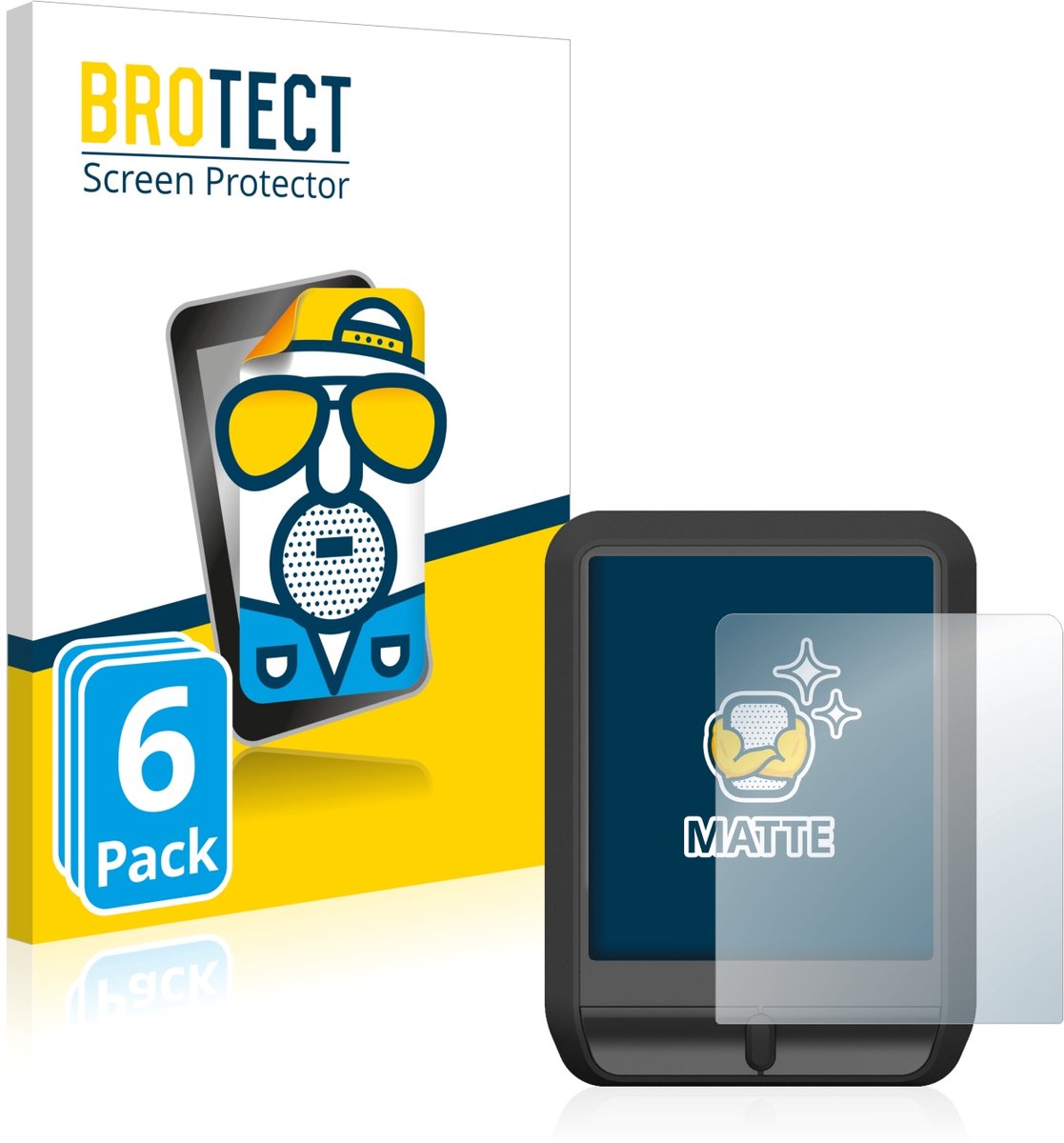 BROTECT - Screenprotector voor Mahle Pulsar One - Folie Beschermfolie matte 6 Stuks