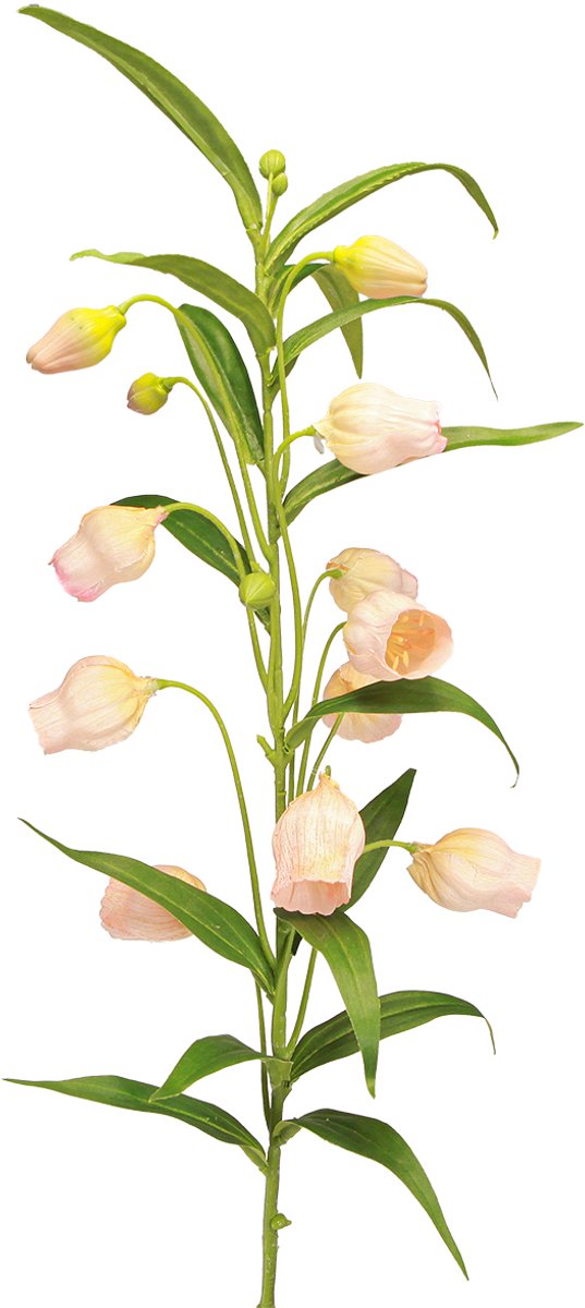 Viana Lantaarn Lelie Kunstbloem Lelie Abrikoos 90cm 2st Roze