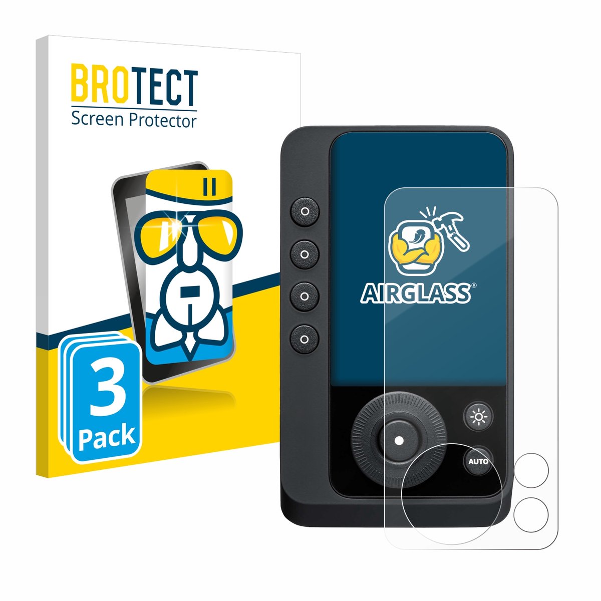 Screenprotector 3 Stuks voor Profoto Connect Pro Beschermglas transparant