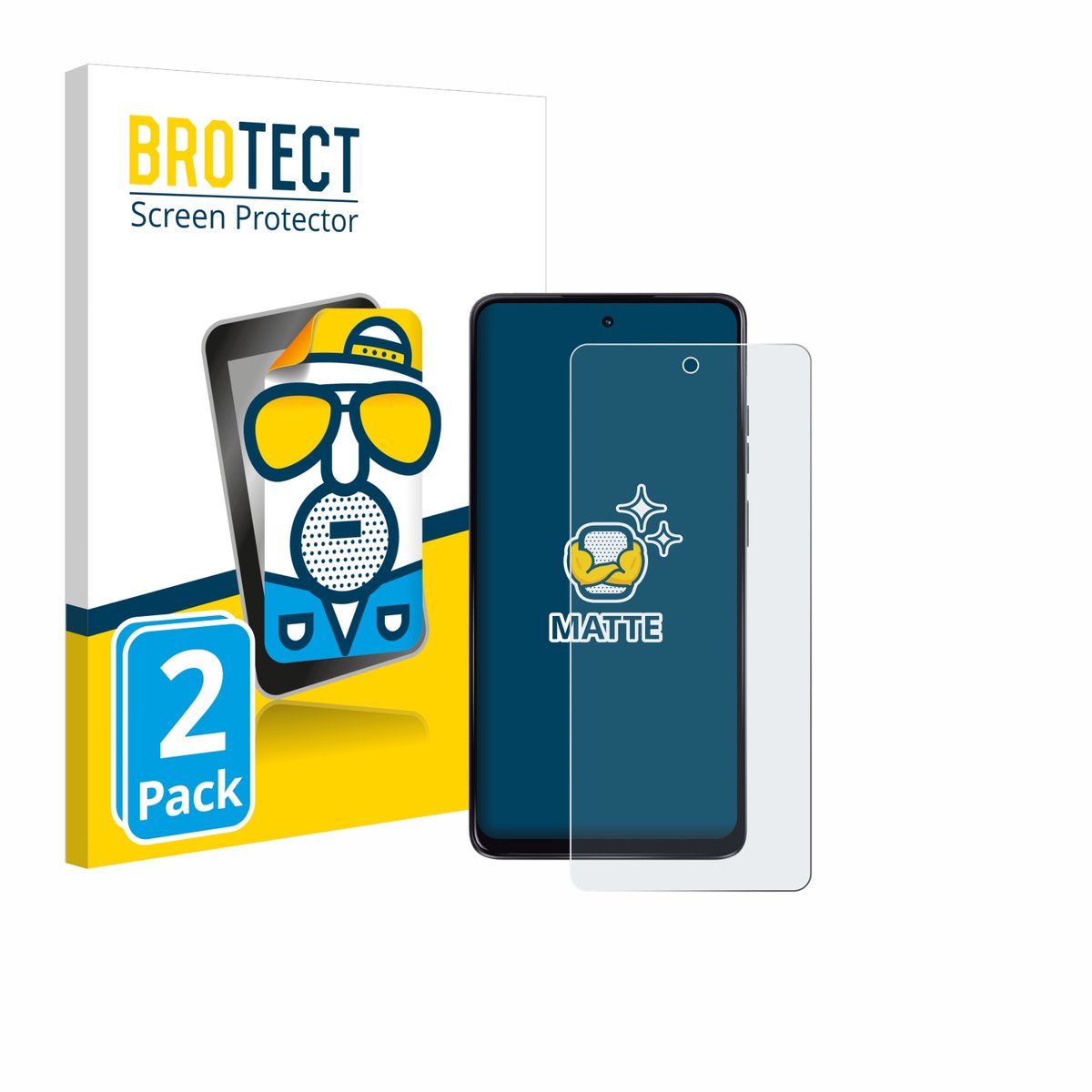 BROTECT - Screenprotector voor Motorola Moto G24 - Folie Beschermfolie matte 2 Stuks
