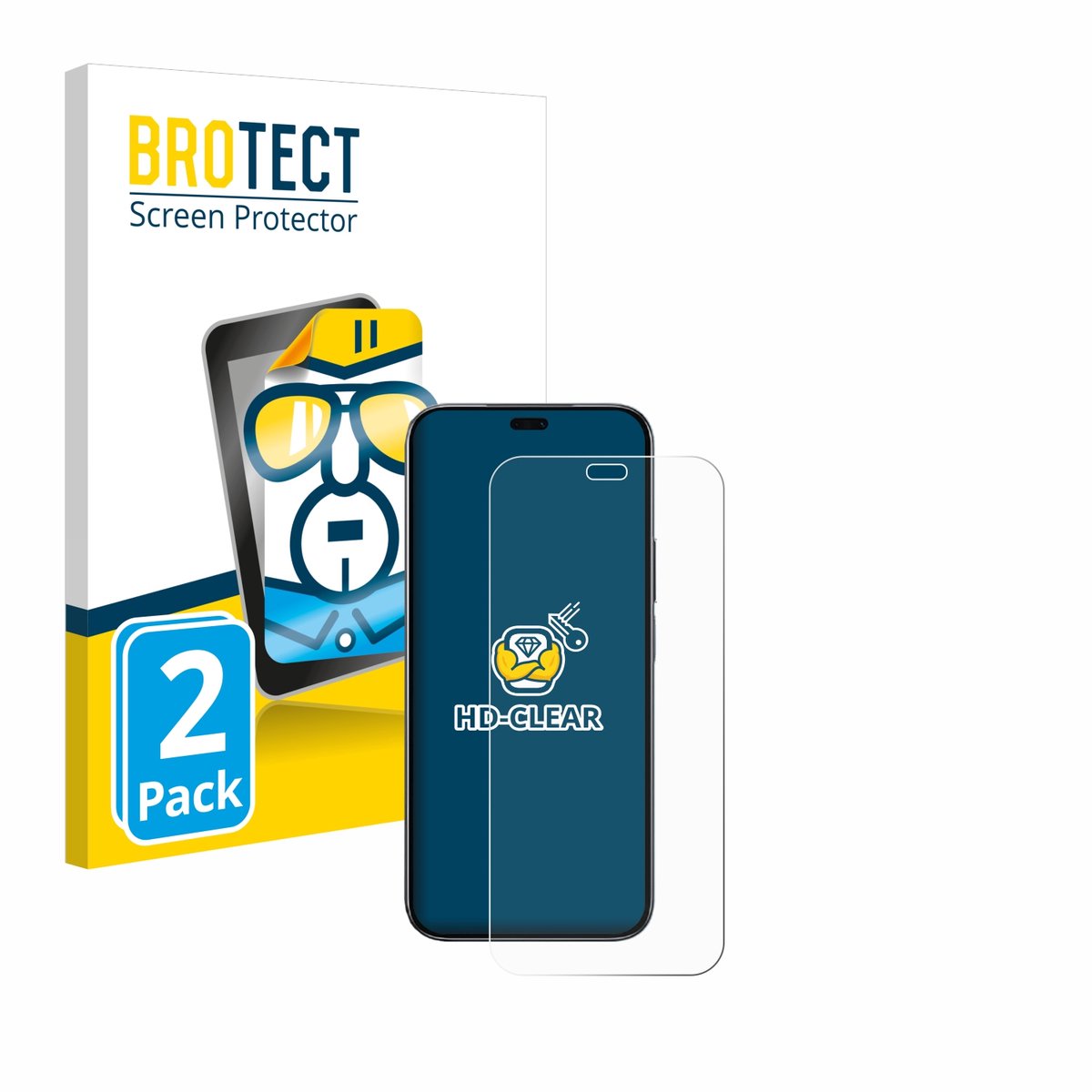 BROTECT - Screenprotector voor Honor 200 Lite - Folie Beschermfolie transparant 2 Stuks