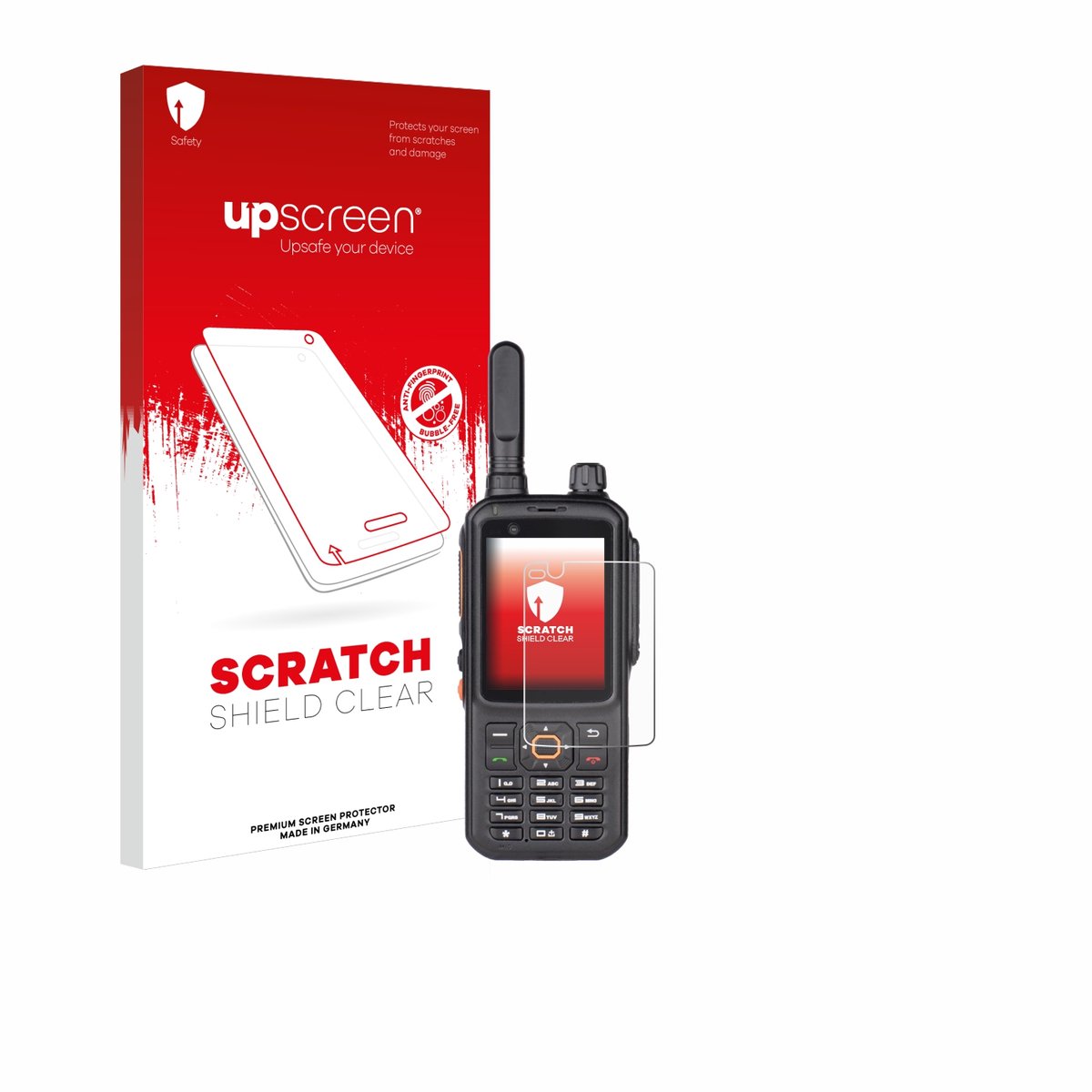 upscreen - Screenprotector voor Inrico T320 - Folie Beschermfolie transparant