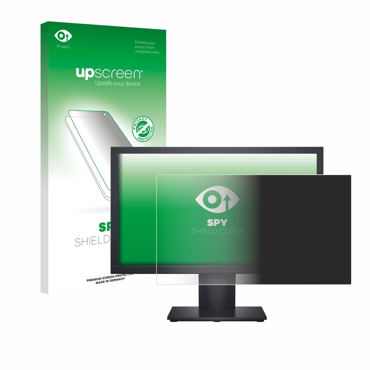 upscreen - privacy screenprotector voor Dell E1920H - Folie Beschermfolie Blauwlichtfilter