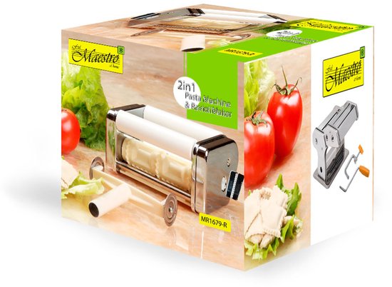 Feel Maestro MR1679R pasta- & raviolimachine Handmatige pastamachine van Feel Maestro — afbeelding 4