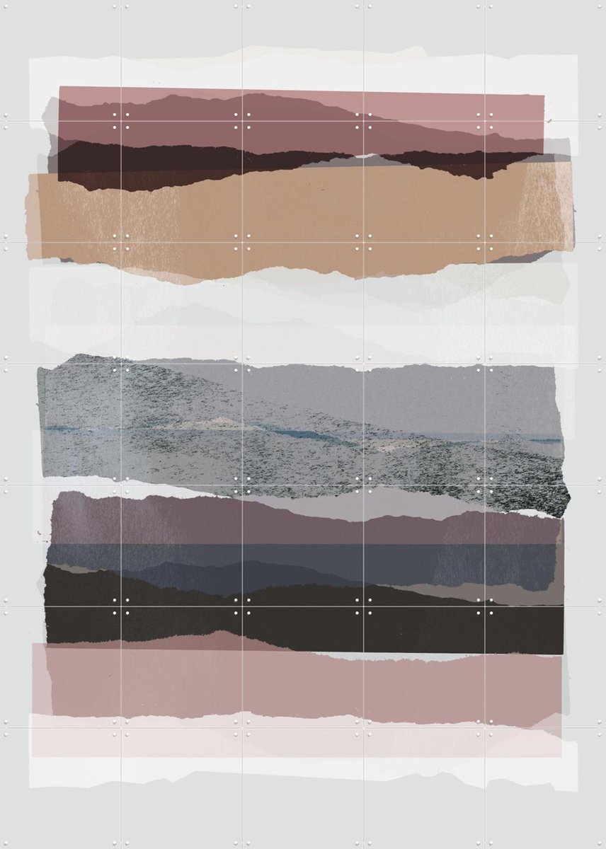 IXXI Pieces 16, Mareike Böhmer - 100 x 140 cm - Gratis ophangtool - Grote wanddecoratie en posters - Minimalisme, Gemengde Technieken, Digitale Kunst