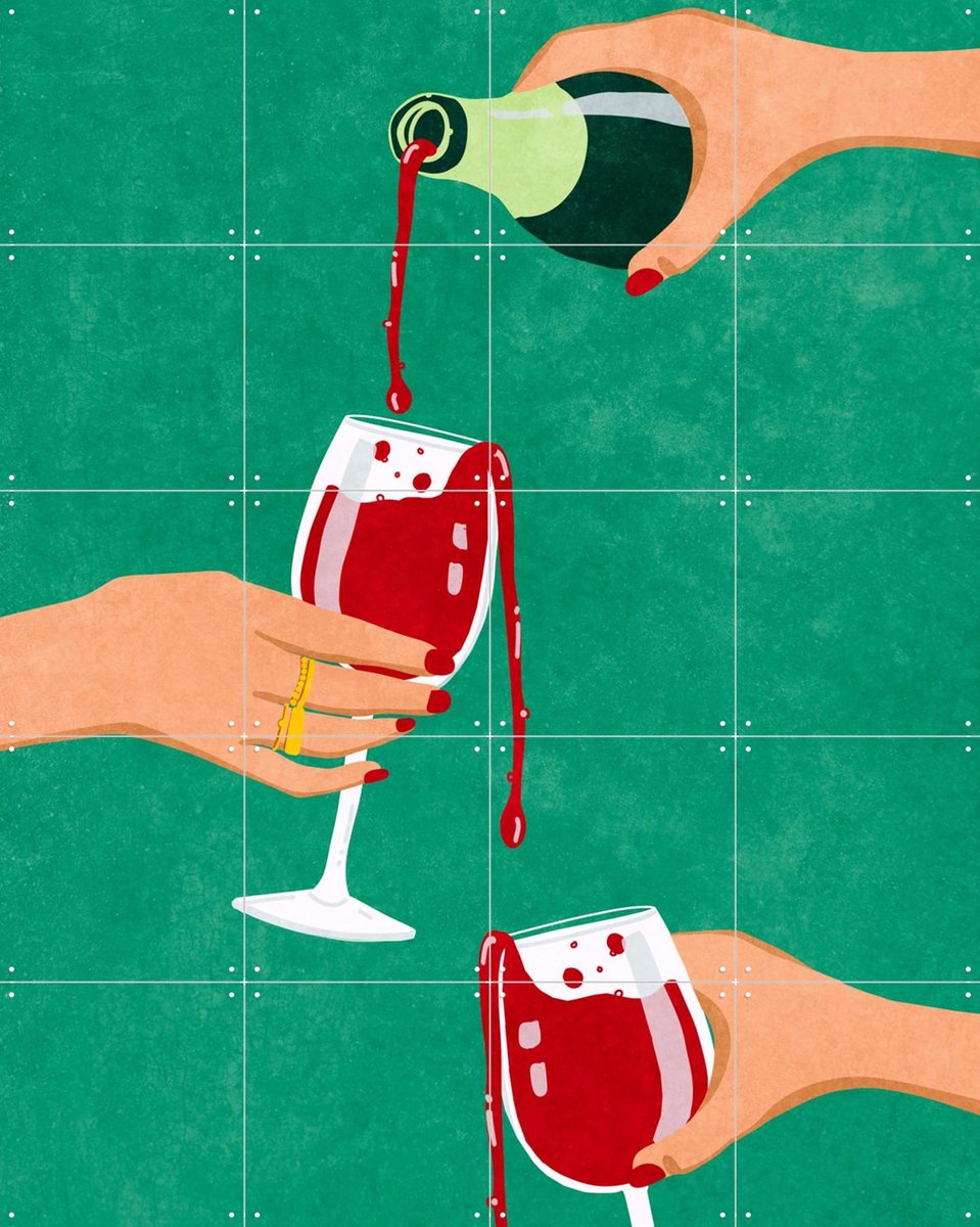 IXXI Cheers Girls, Raissa Oltmanns - 80 x 100 cm - Gratis ophangtool - Grote wanddecoratie en posters - Illustraties, Grafisch Ontwerp, Speels