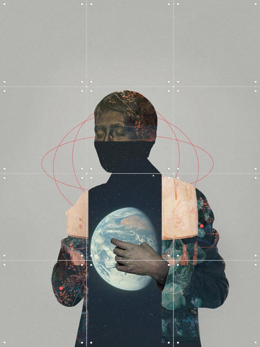 IXXI Loner, Frank Moth - 60 x 80 cm - Gratis ophangtool - Grote wanddecoratie en posters - Grafisch Ontwerp, Collage, Illustraties, Digitale Kunst