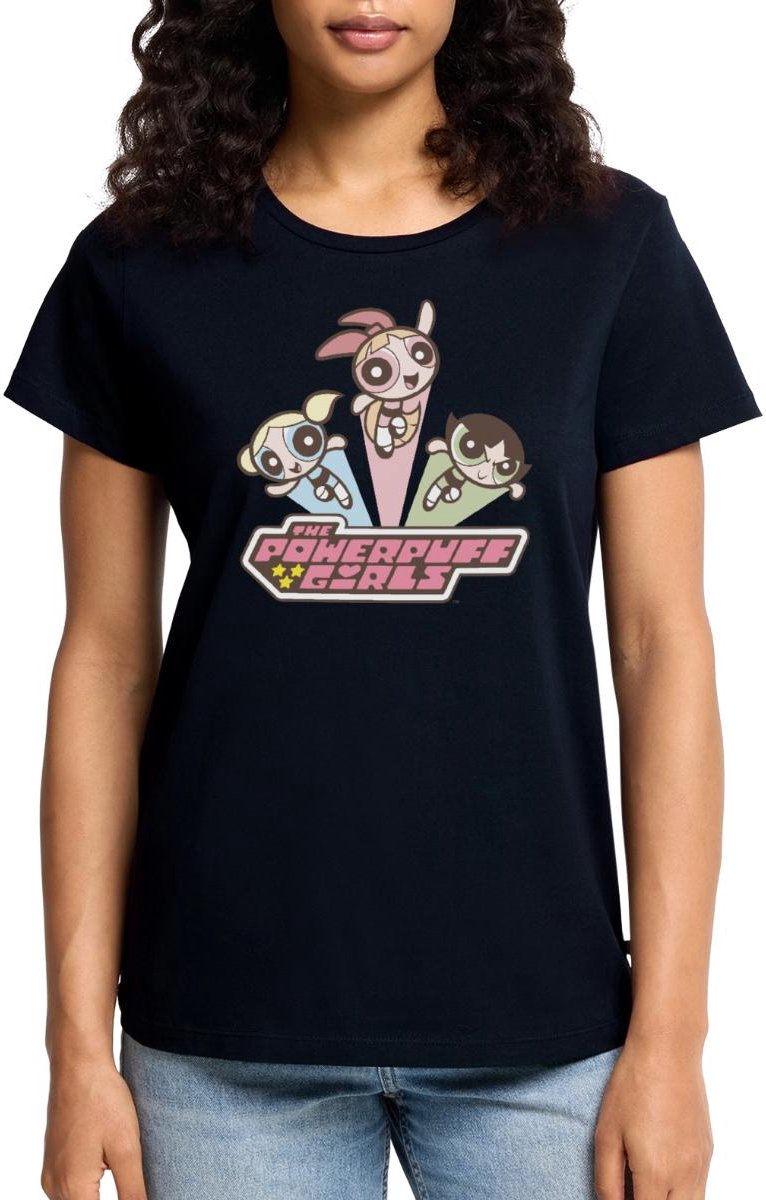 Powerpuff Girls Vintage Premium T Shirt Dames