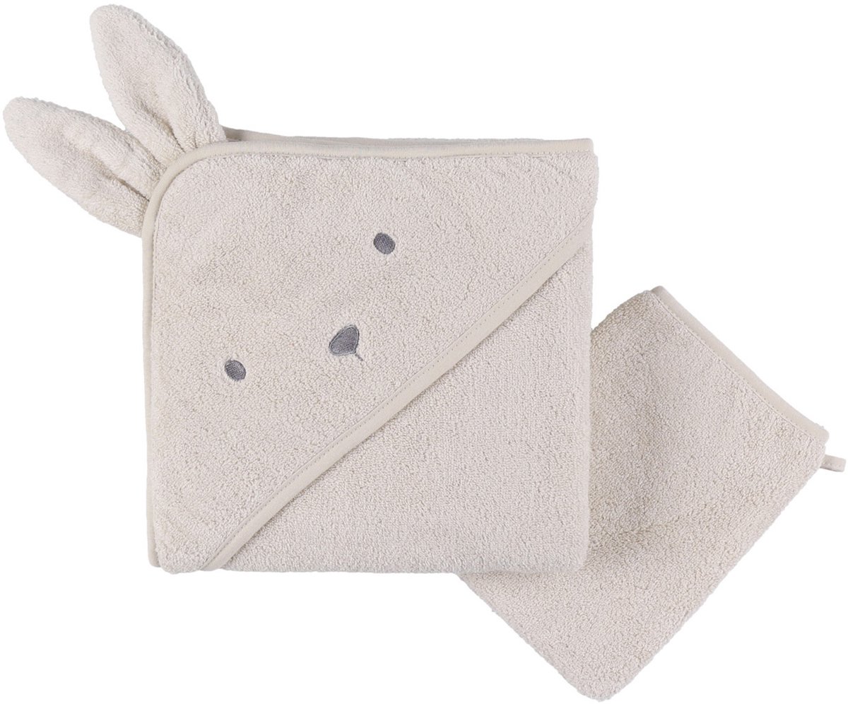 Noukie's B&M Badcape - 75 x 75 cm - Moka