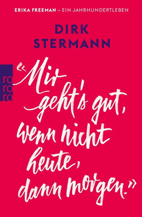 «Mir geht's gut, wenn nicht heute, dann morgen.» - cover