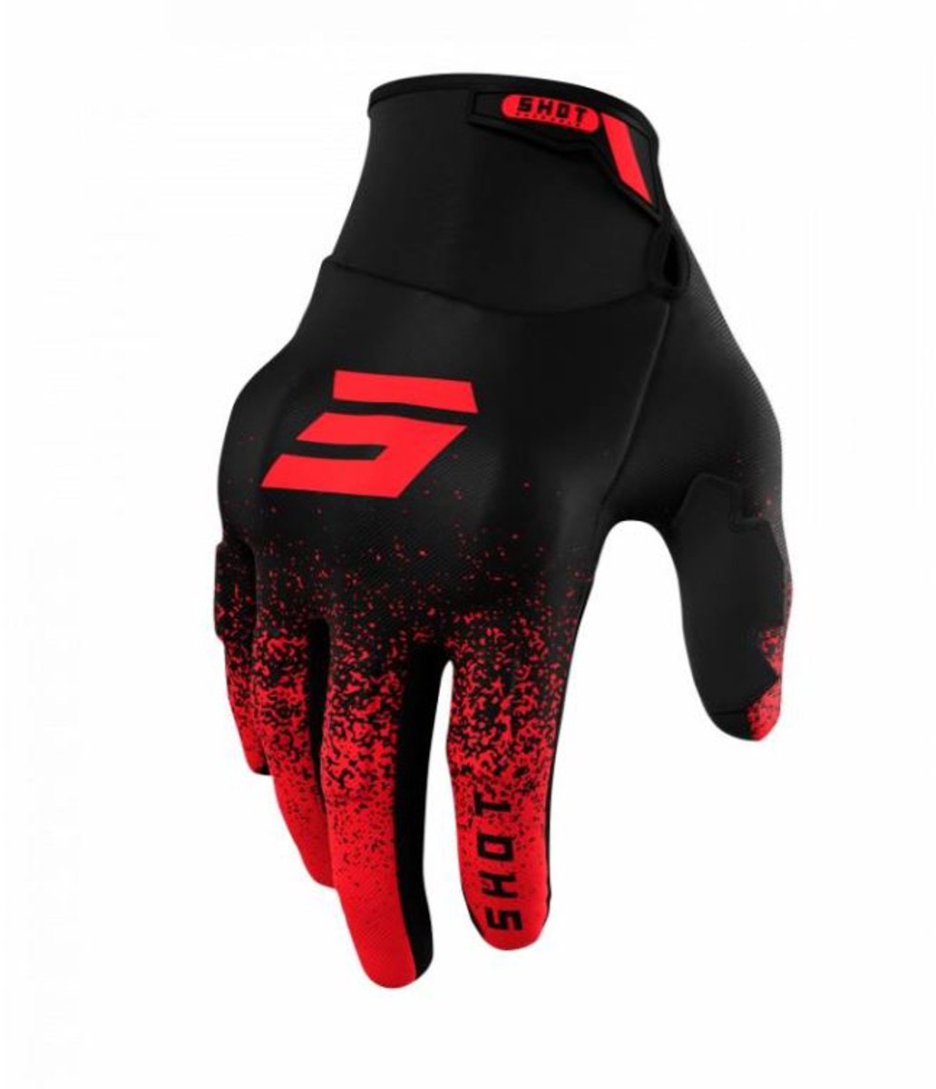 SHOT Drift Edge Rood - Handschoen