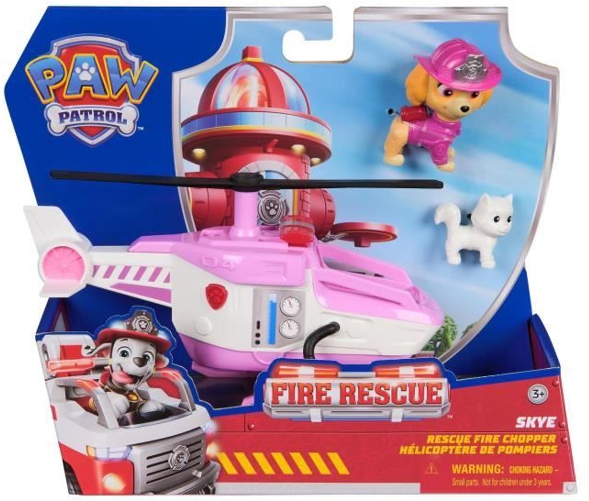 PAW Patrol - Brandweerredding - Skye's brandweerhelikopter - speelgoedvoertuig met speelfiguur — afbeelding 16