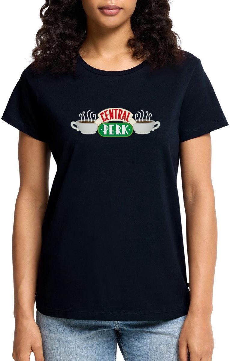 Friends Central Perk Logo Premium T Shirt Dames