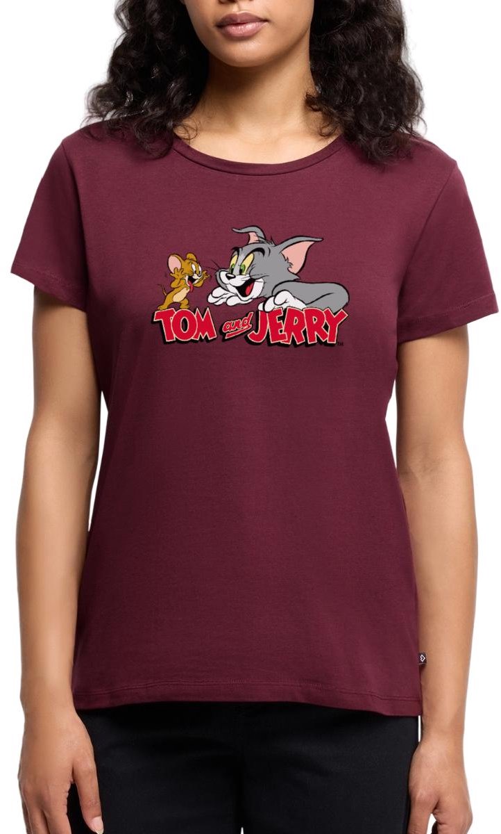 Tom En Jerry Vang Me Maar Premium T Shirt Dames