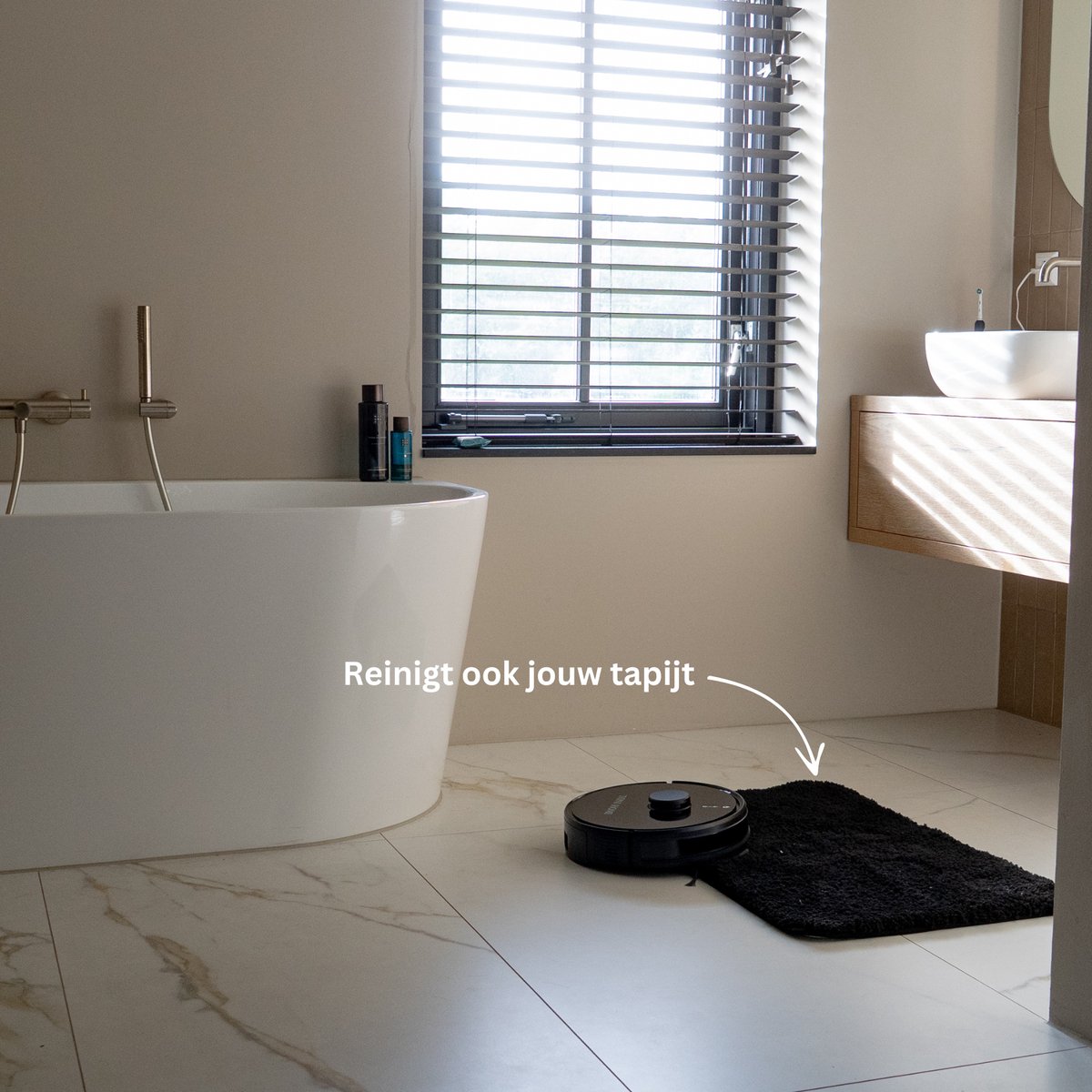 TONIHOMI Robotstofzuiger en steelstofzuiger combi - afbeelding 2