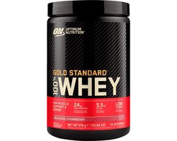 Optimum Nutrition Gold Standard 100% Whey Protein - Cookies & Cream - Proteine Poeder - Eiwitshake - 465 gram (15 servings)