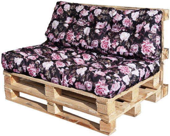 Paletkussens Outdoor Europallet Set: Zitkussen 120x80 cm en Rugkussen 120x40 cm met hoes - Schuimrubber zitkussen voor pallets en palletbank Lincoln Lichtgrijs Paletkussens Outdoor Europallet Set: Zitkussen 120x80 cm en Rugkussen 120x40 cm met hoes - Schuimrubber zitkussen voor pallets en palletbank Lincoln Lichtgrijs
