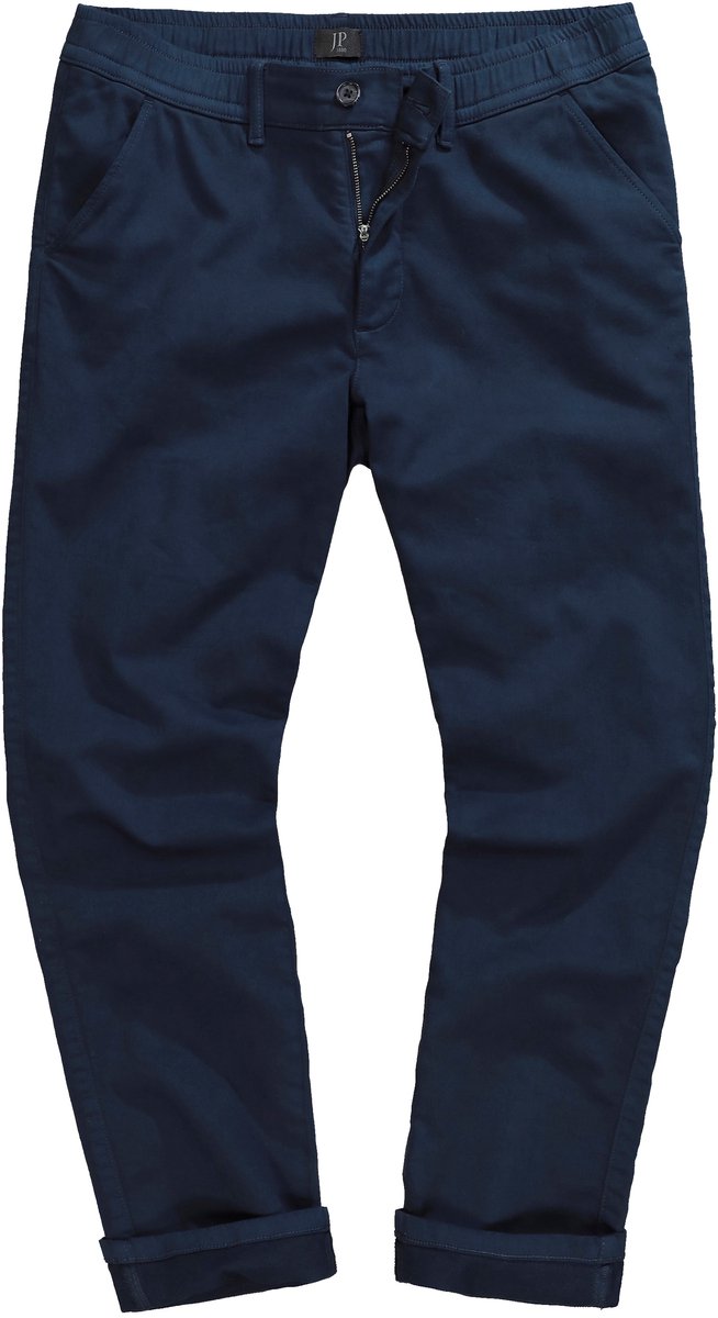 JP 1880 - Heren - Chino FLEXNAMIC® elastische tailleband - Navy blauw - Maat 64