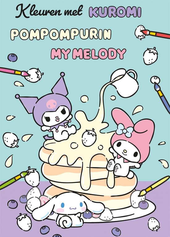 Hello Kitty & friends - Kleuren met Kuromi, Pompompurin, My  ... - cover