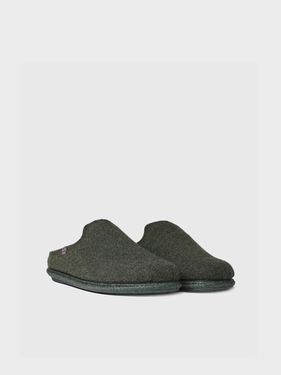Herenslippers gemaakt van gerecyclede wol | TOMAS-RW