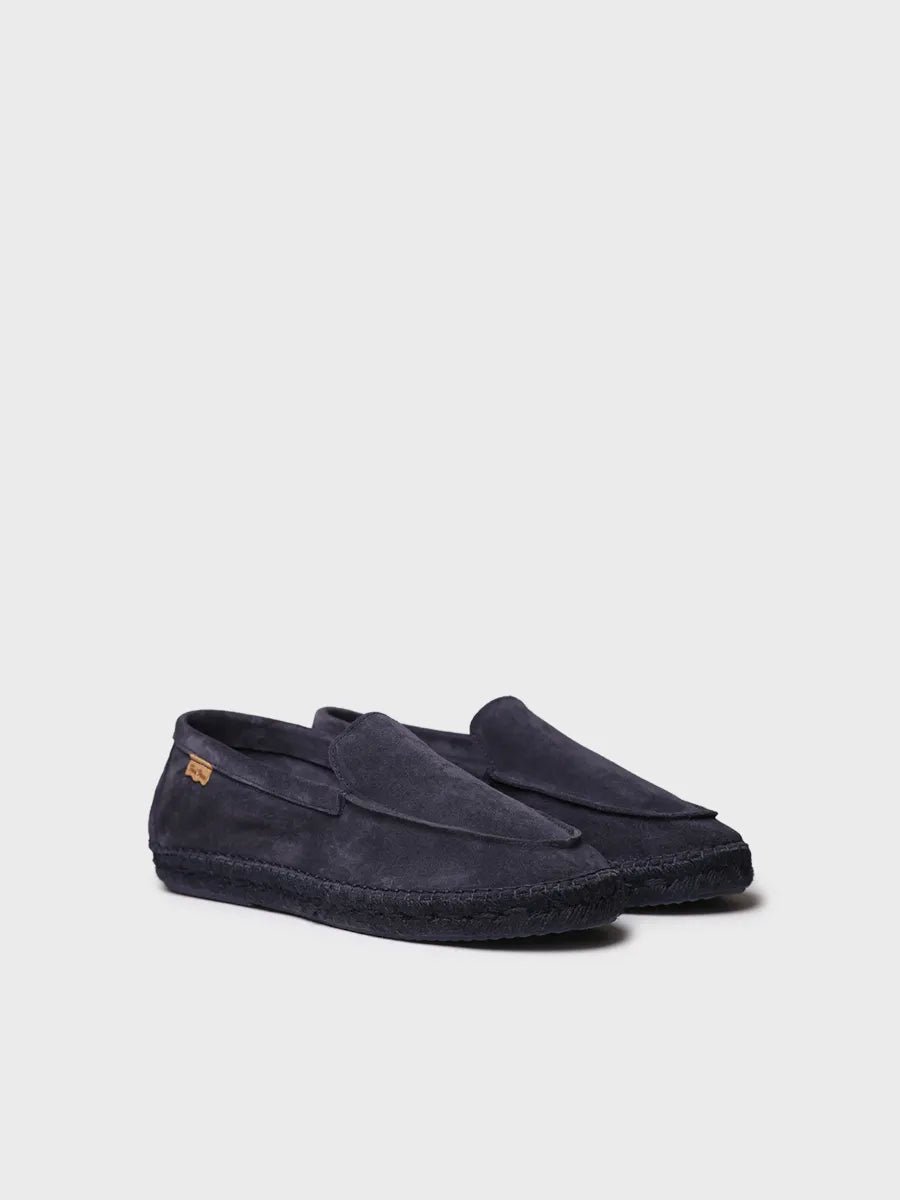Gesloten espadrilles voor heren van suède met jute zool | MAX