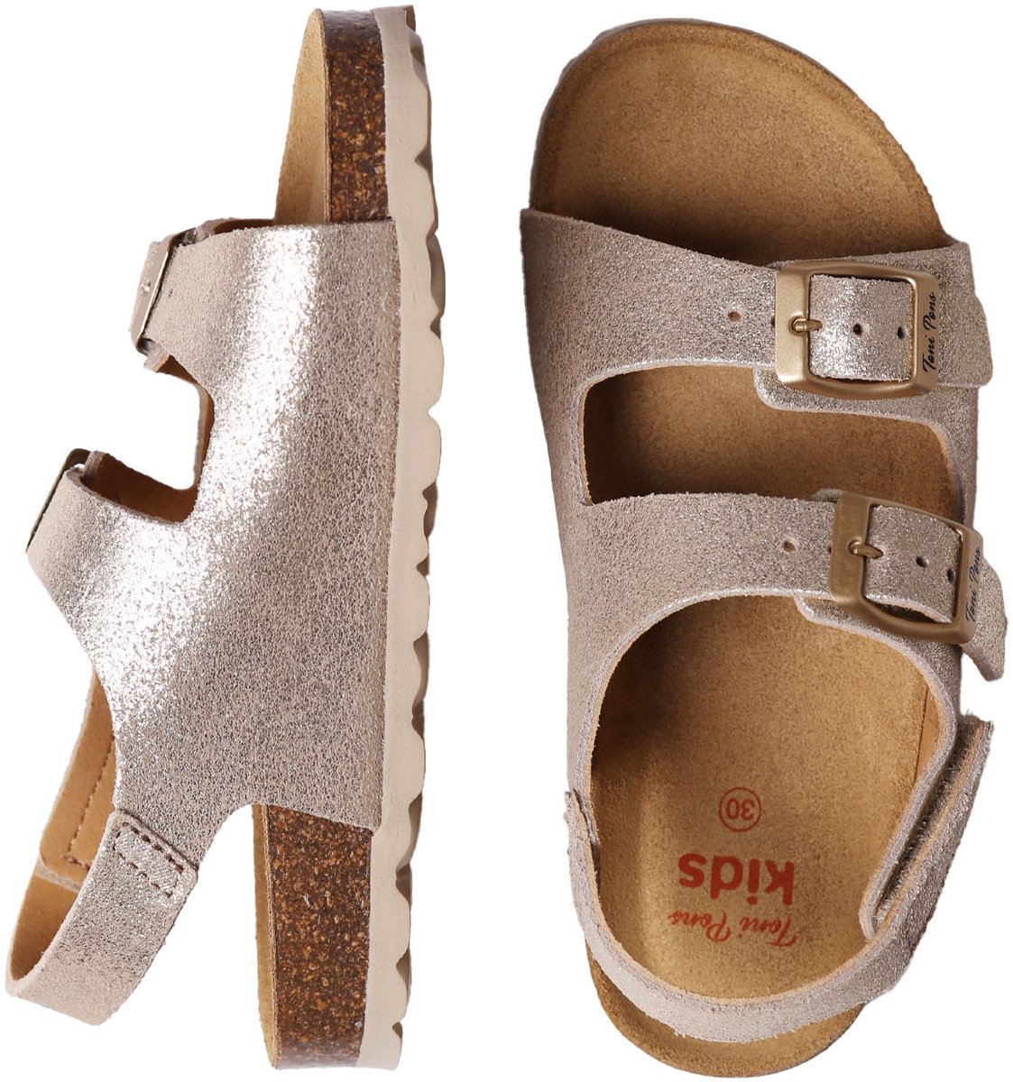 BIO suède sandalen voor kinderen | ELLIOT-QT