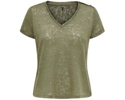 Only Stephi V-Neck Shirt Dames - Maat XS
