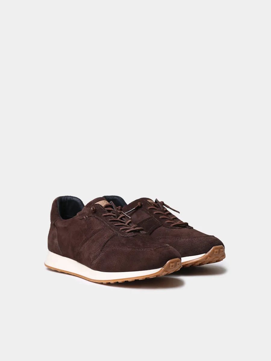Suède herensneakers met elastische veters | DORIAN