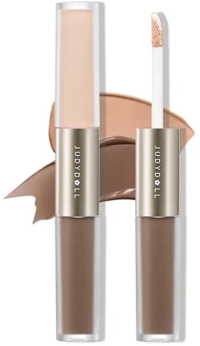 Judydoll - Liquid Contour - Under Eye Brightening Duo - Concealer - 06 - Korean Beauty - 4.8 g